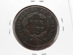 2 Matron Head Large Cents: 1827 VG, 1828 sm wide dt F