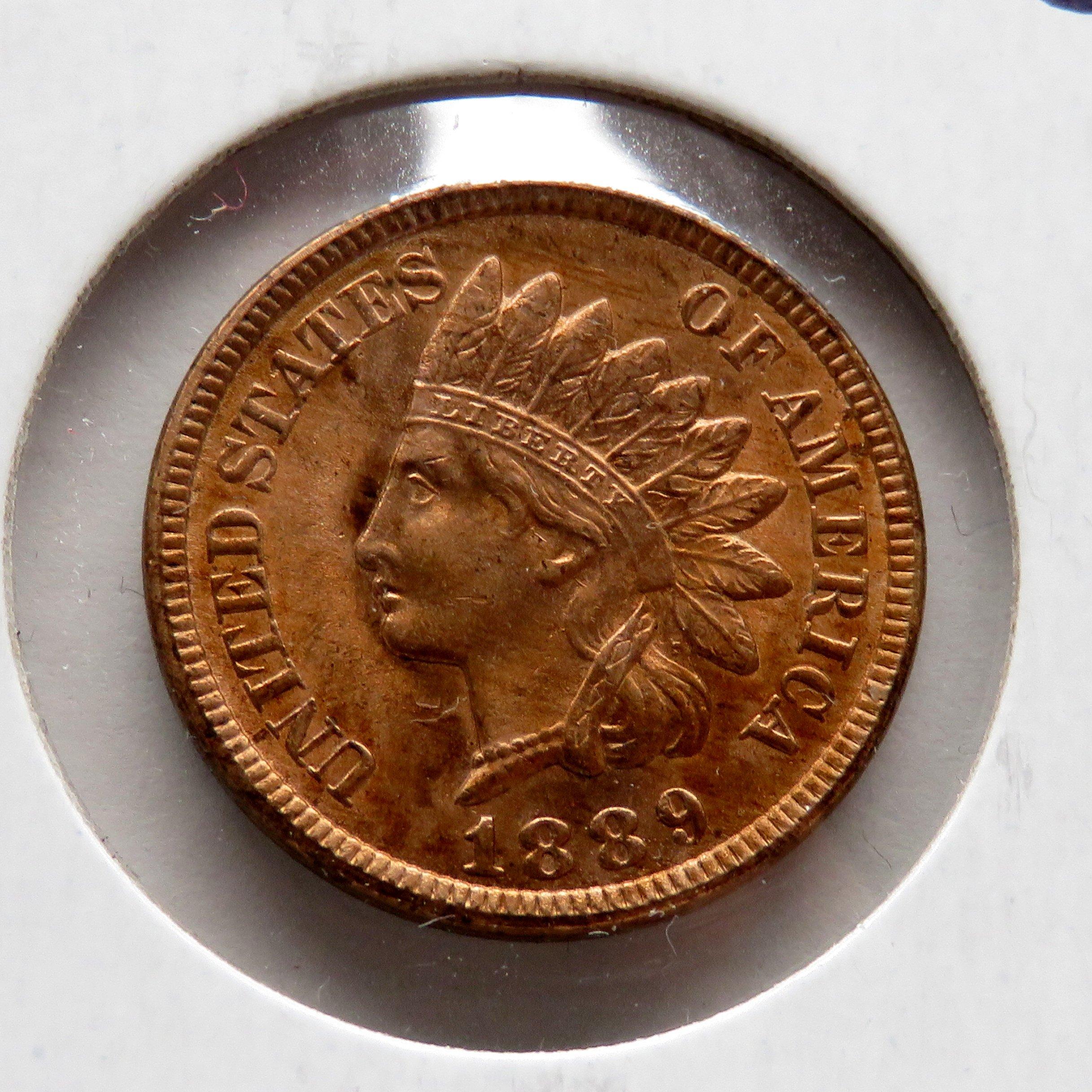 Indian Cent 1889 Unc