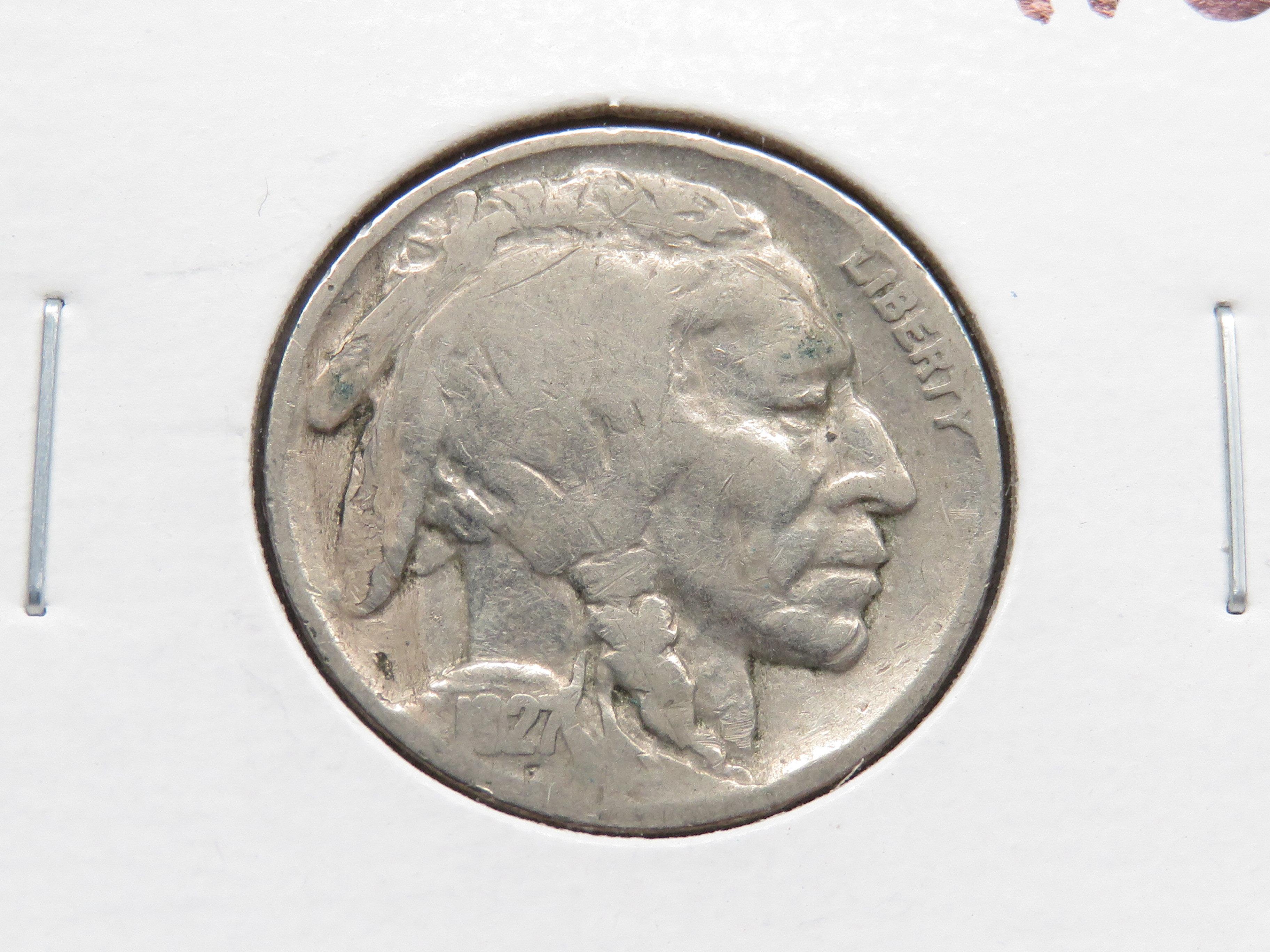 4 Buffalo Nickels 1915 EF; 27 VG; 31-S F (Light corrosion); 36 EF