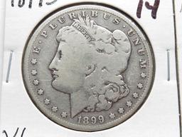 3 Morgan $, 1898-S EF (Defaced); 1899-S VG; 1900-S Good