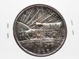 1926 Oregon Trail Commemorative Half $ AU ?toning