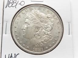 2 Morgan $ UNC 1880 & 1881-O