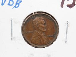 Cent Mix:  3-1909 VDB (2 EF, VF few dings), 1912D G