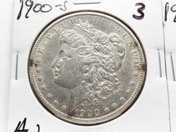 2 Morgan $ AU 1900-S & 1902