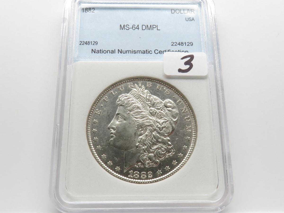 Morgan $ 1882 NNC Mint State DMPL
