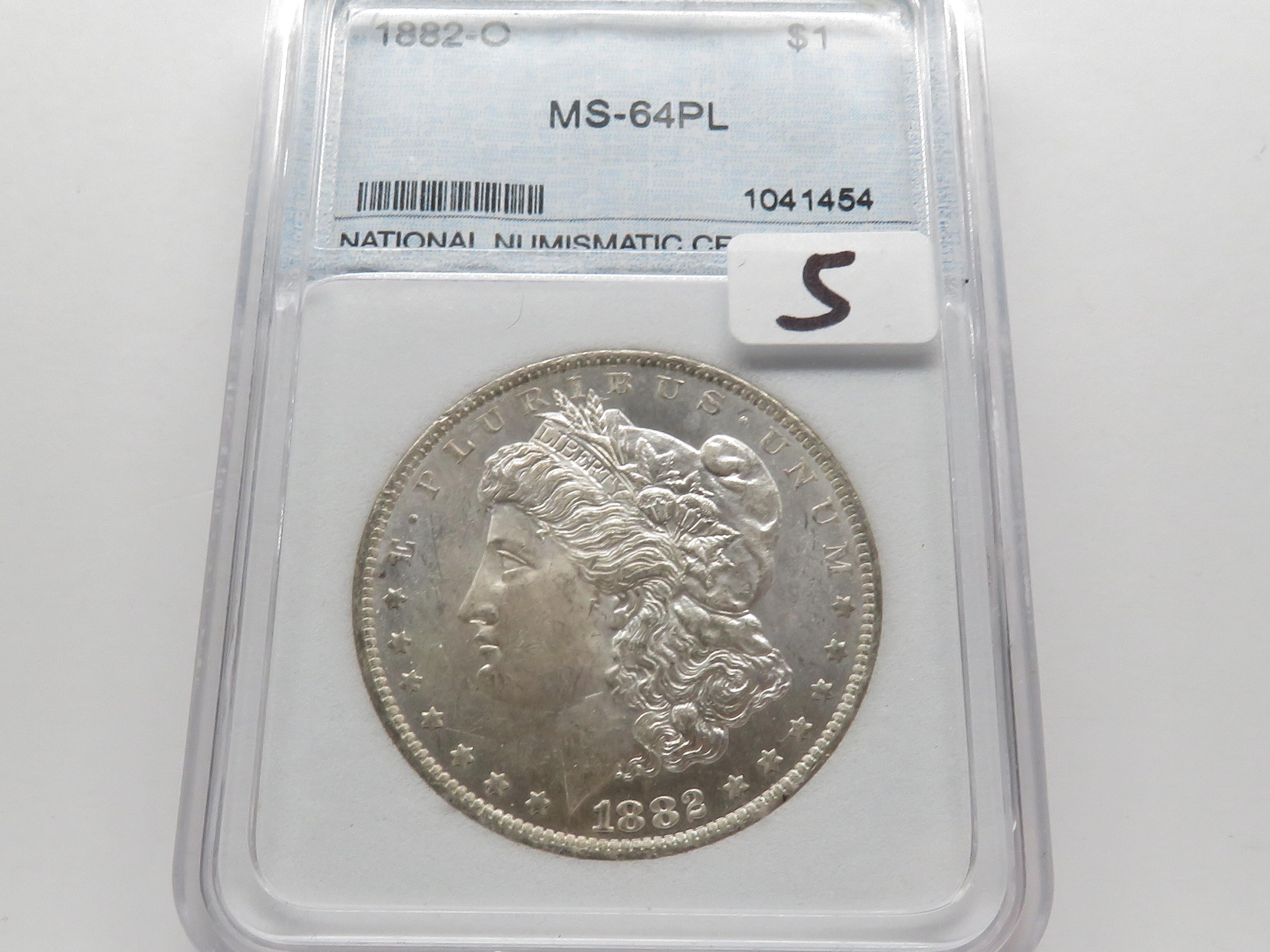 Morgan $ 1882-O NNC Mint State Proof like