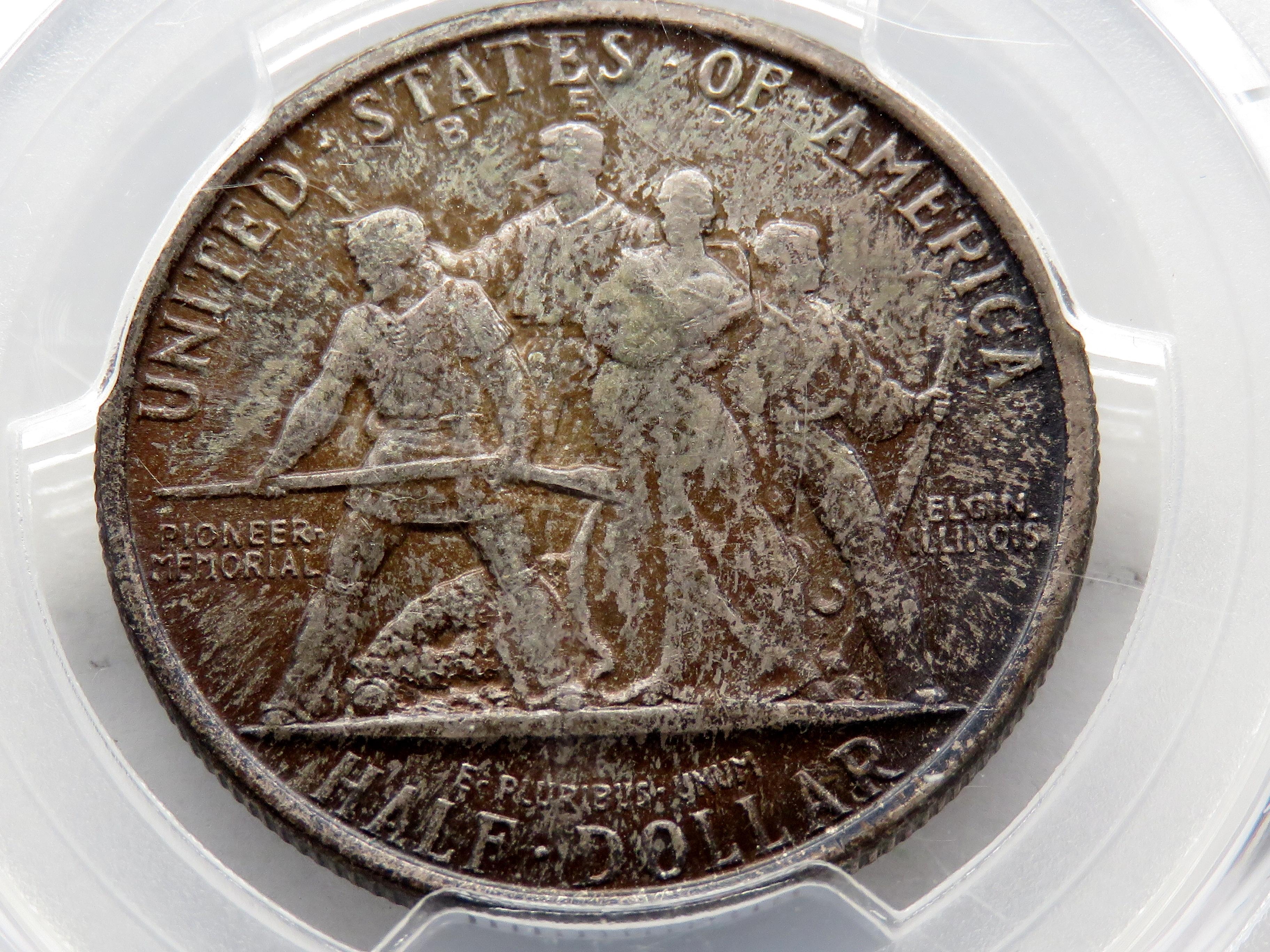 Elgin Commemorative Half $ 1936 PCGS MS64 toned