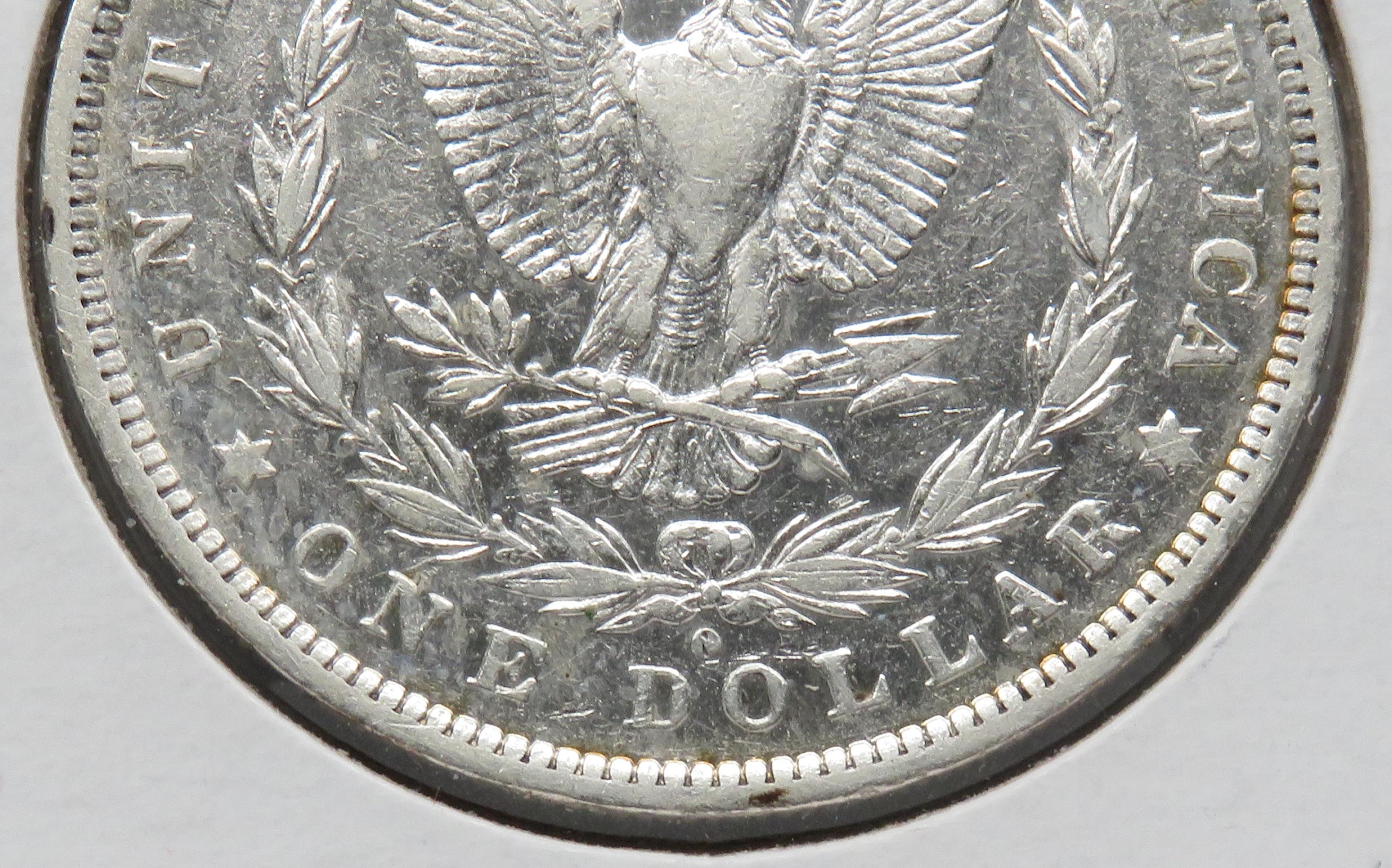 Morgan $ 1882 O/S VF cleaned