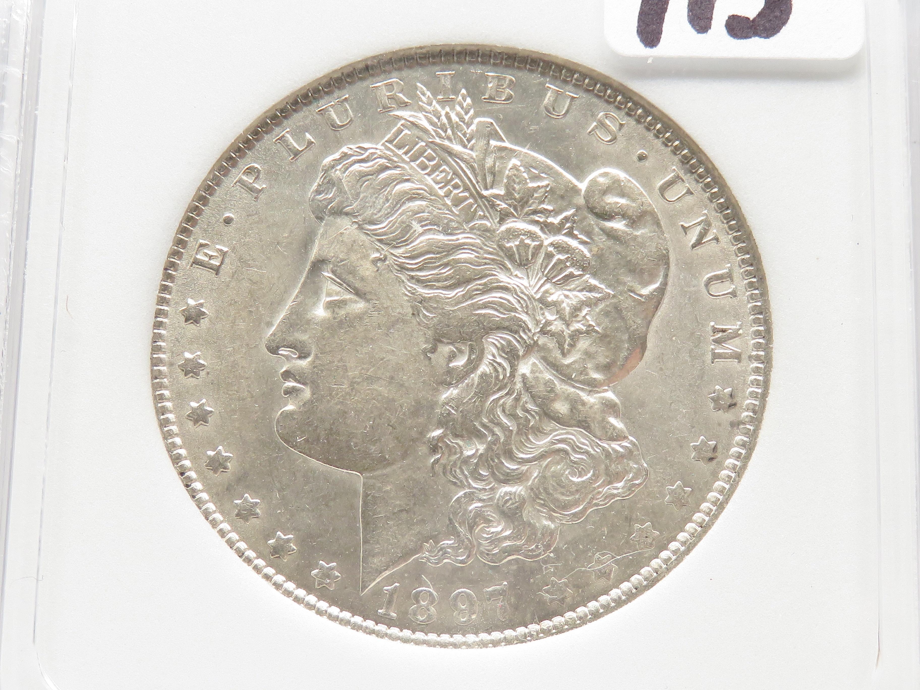 Morgan $ 1897-O NNC Mint State (Tough date in upper grades)