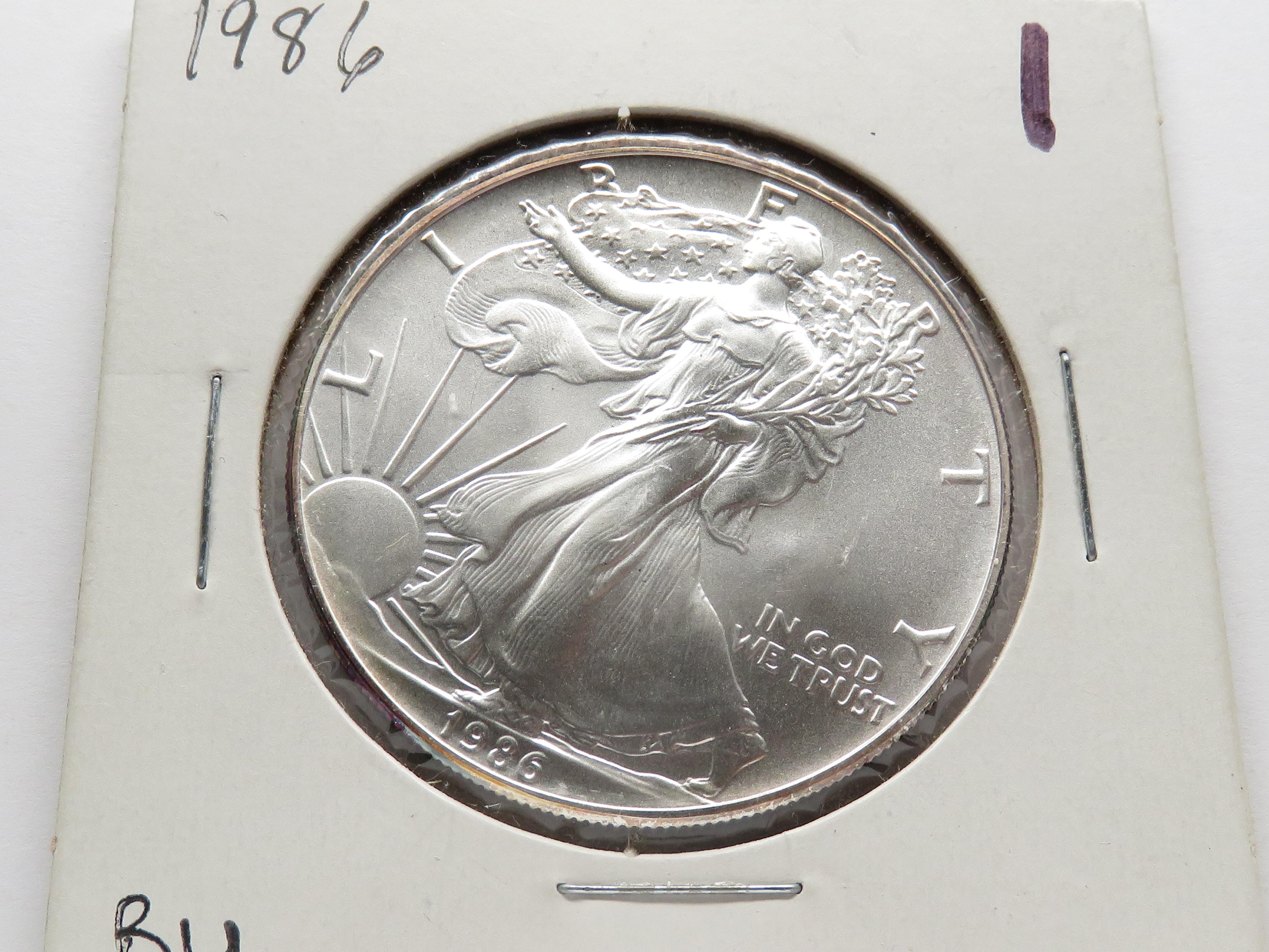 1986 American Silver Eagle BU