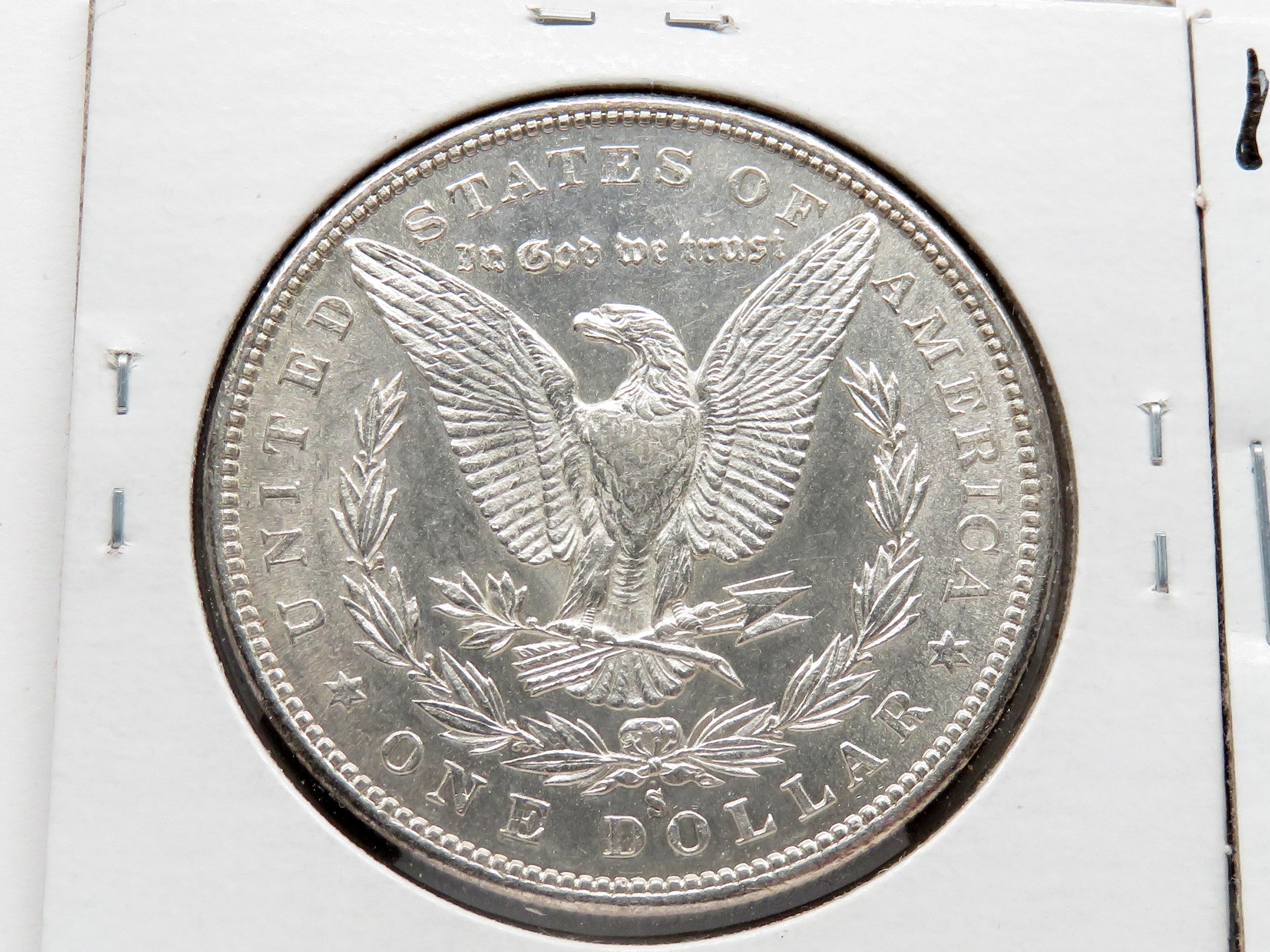 2 Morgan $: 1880S EF, 1921 AU