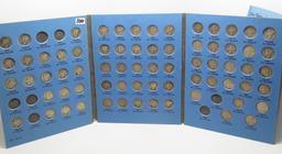 Whitman Mercury Dime Album, 1916-45D, 70 Coins, No keys, dt/mm unchecked