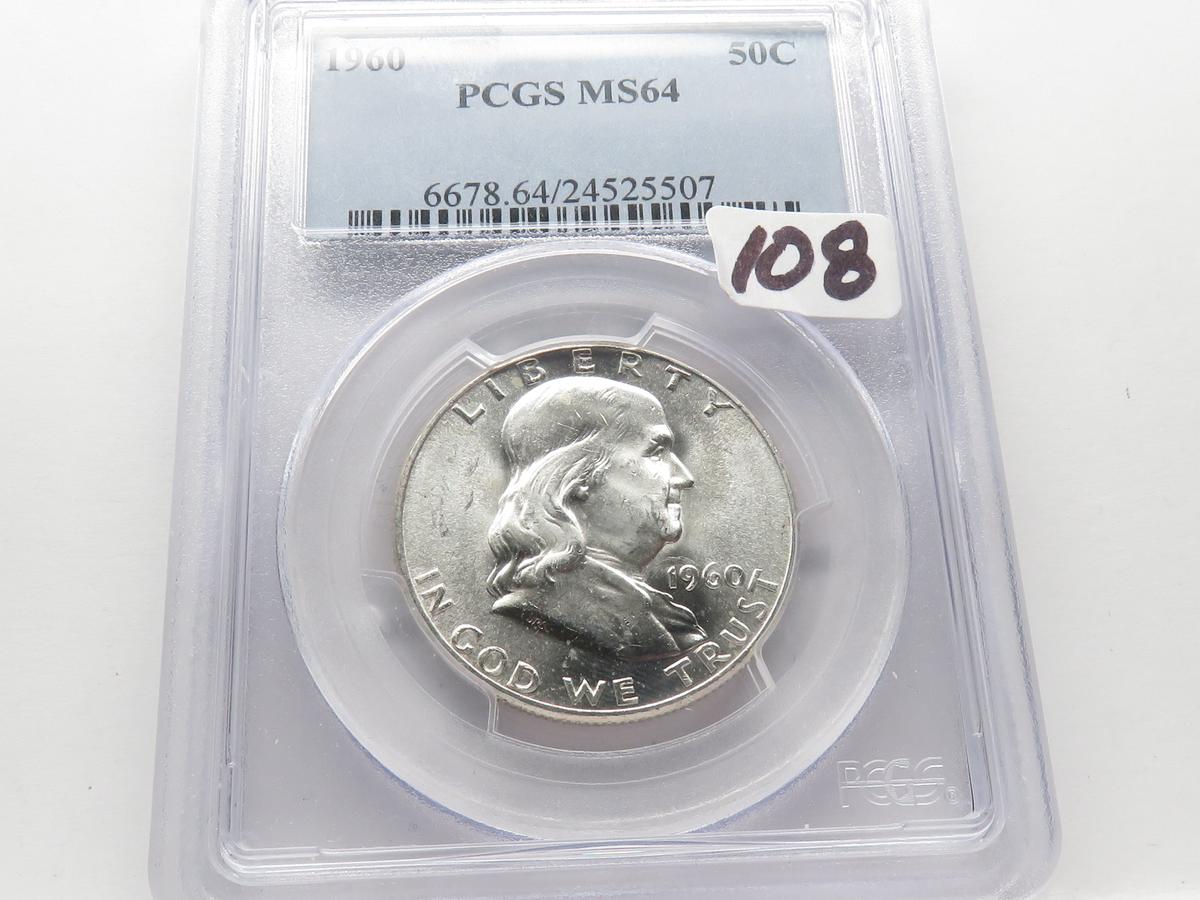 Franklin Half $ 1960 PCGS MS64