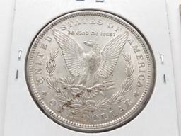 2 Morgan $: 1890 EF rev scrs, 1921D EF