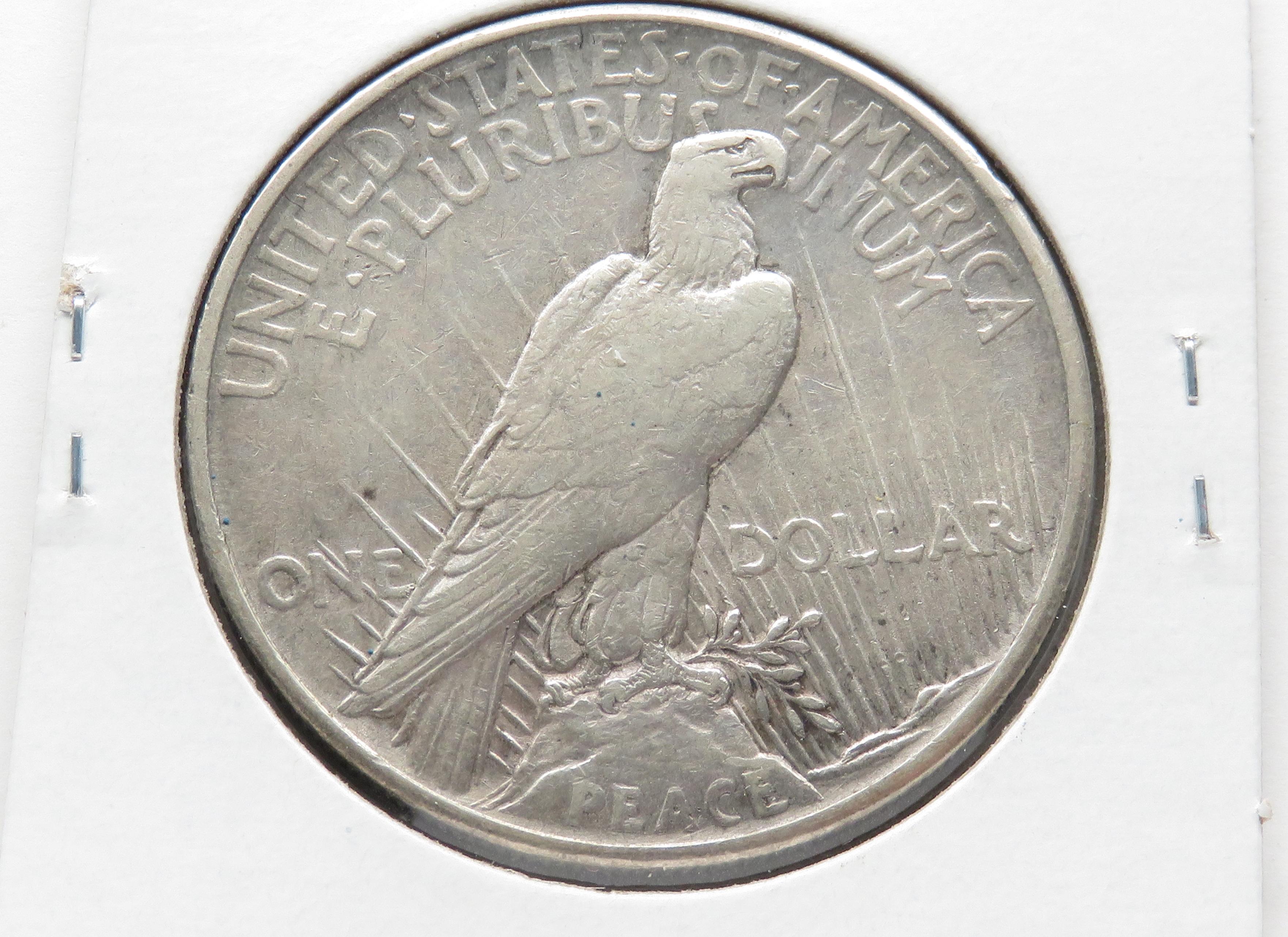 Peace $ 1921 VF, Semi-Key Date