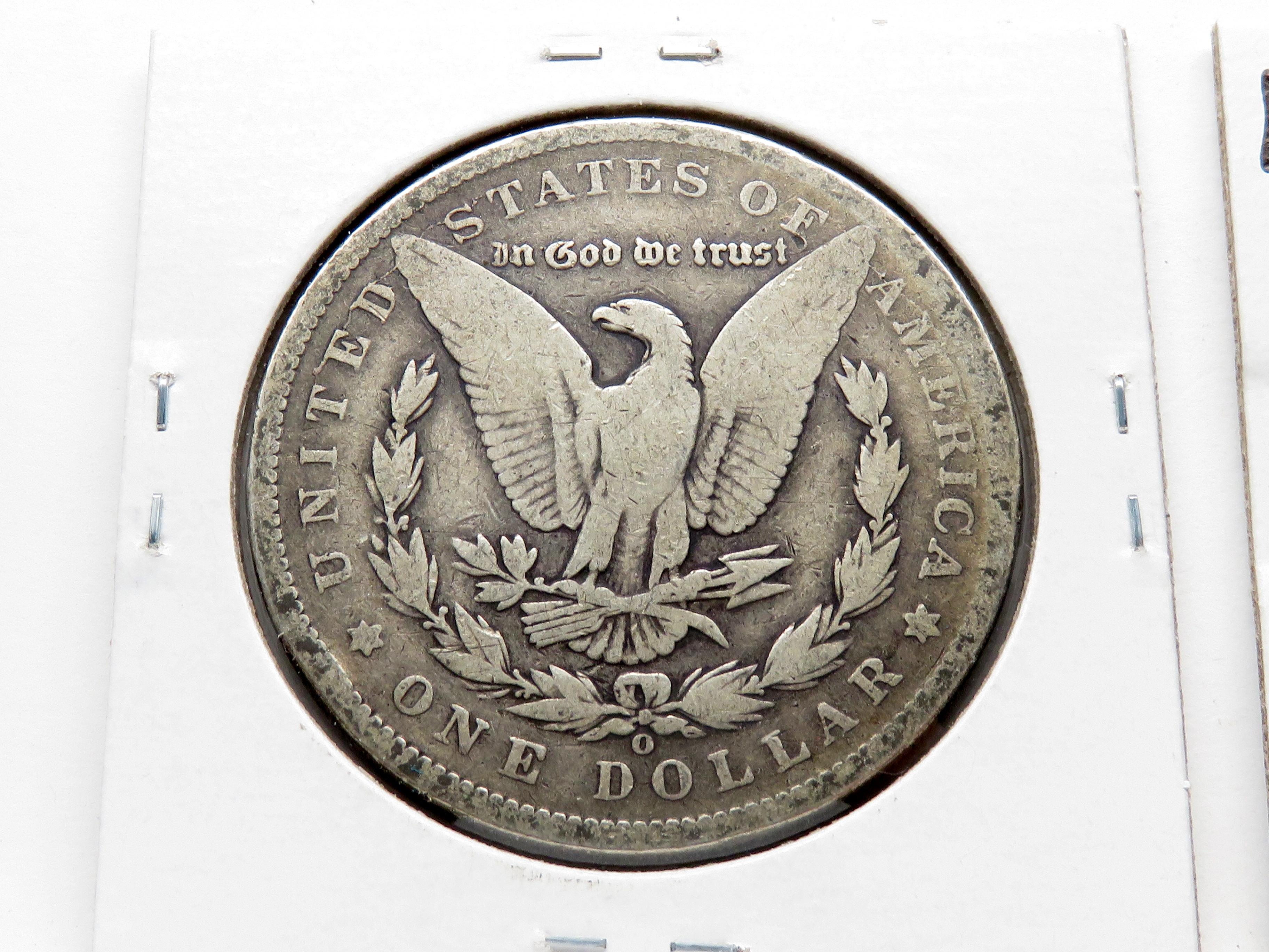 2 Morgan $: 1899-O G/AG, 1904S VG harshly clea