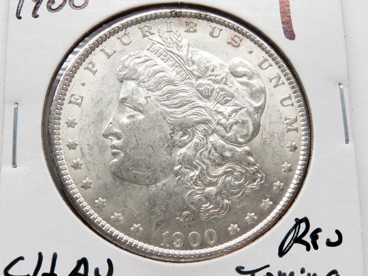 Morgan $ 1900 CH AU rev toning