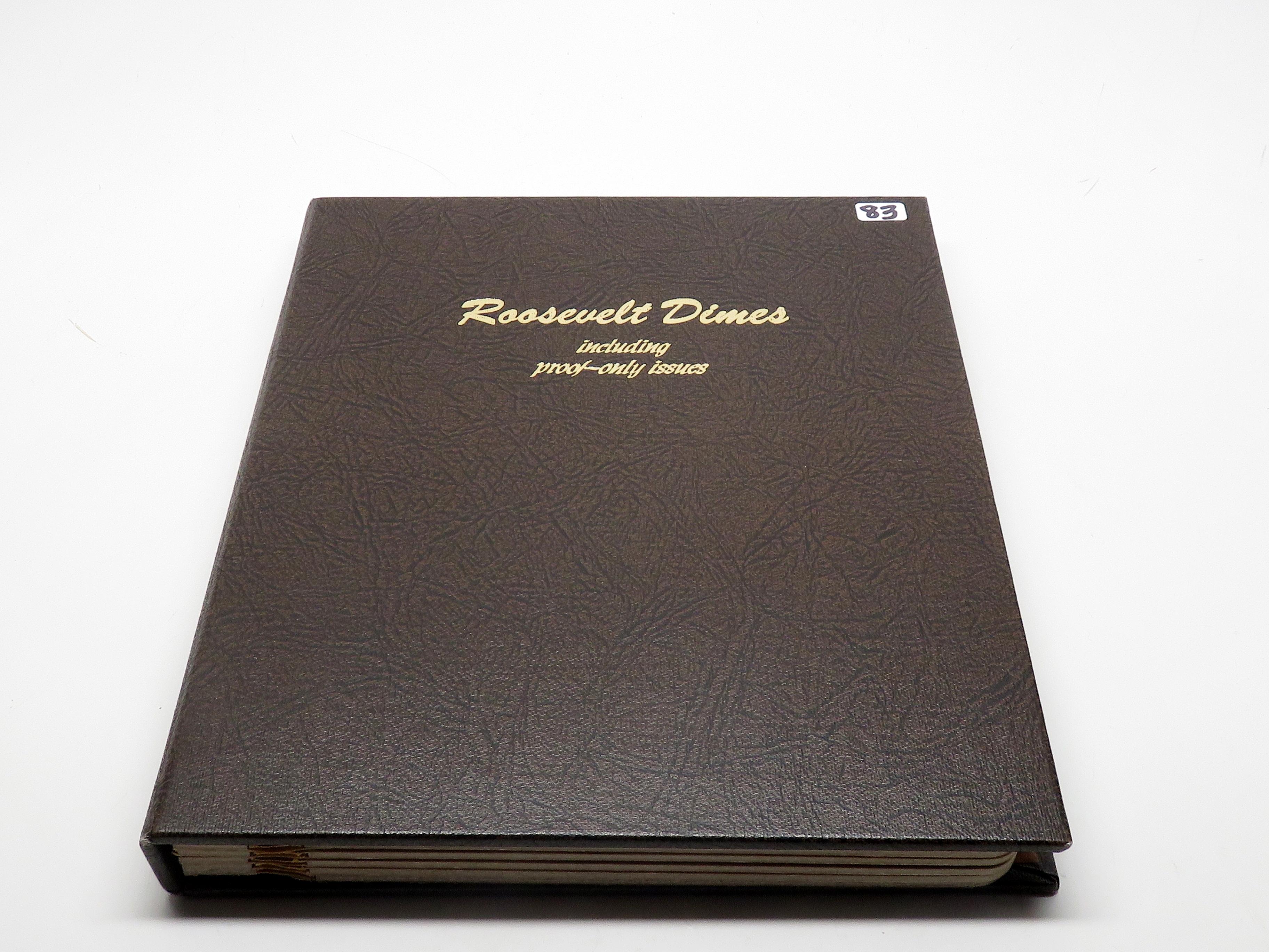 Dansco Roosevelt Dime Album, 1946-2006, 185 Coins, all BU & PF (63 Silver, 122 Clad)