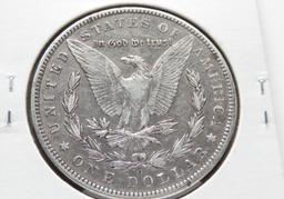 2 Morgan $: 1898 CH EF lightly clea, 1899-O VF clea