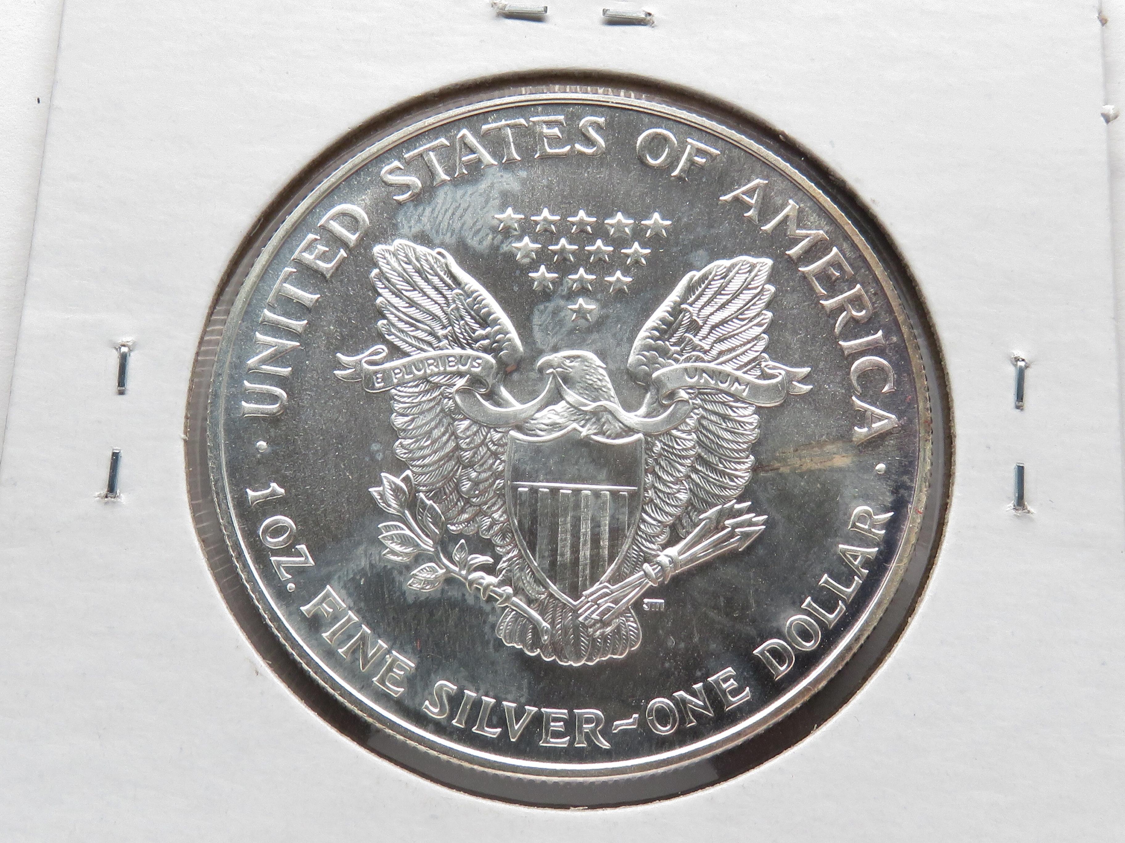 1994 Silver American Eagle BU toning better date