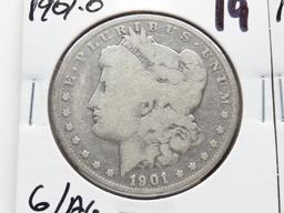 2 Morgan $: 1901-O G/AG, 1902 VG