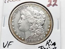 Morgan $ 1900S VF rim toning, better date