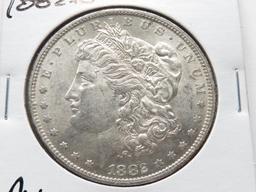 2 Morgan $: 1882 BU, 1882-O AU