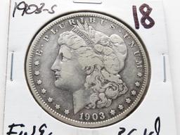 Morgan $ 1903S Fine ?cleaned better date