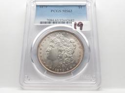 Morgan $ 1879 PCGS MS63