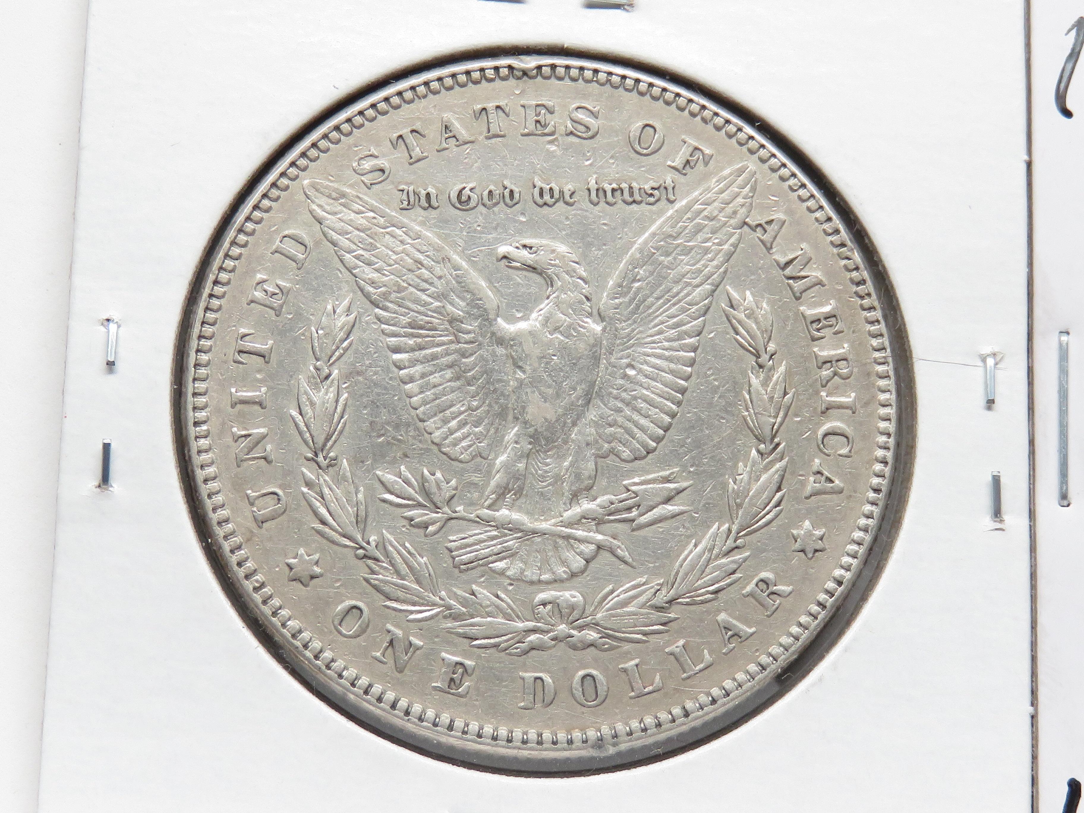 2 Morgan $: 1878 7TF EF polished, 1878S VG