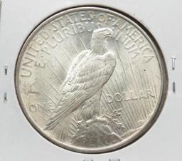 2 Peace $: 1922 AU, 1923 Unc