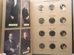 Dansco Presidential $ Album, 2012-2014, 27 BU & PF Coins from Mint/PF Sets handled with gloves.