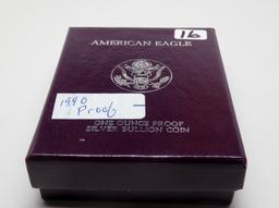 Silver American Eagle Proof 1990 complete