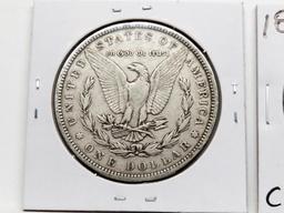 2 Morgan $: 1883 VF, 1886 CH EF