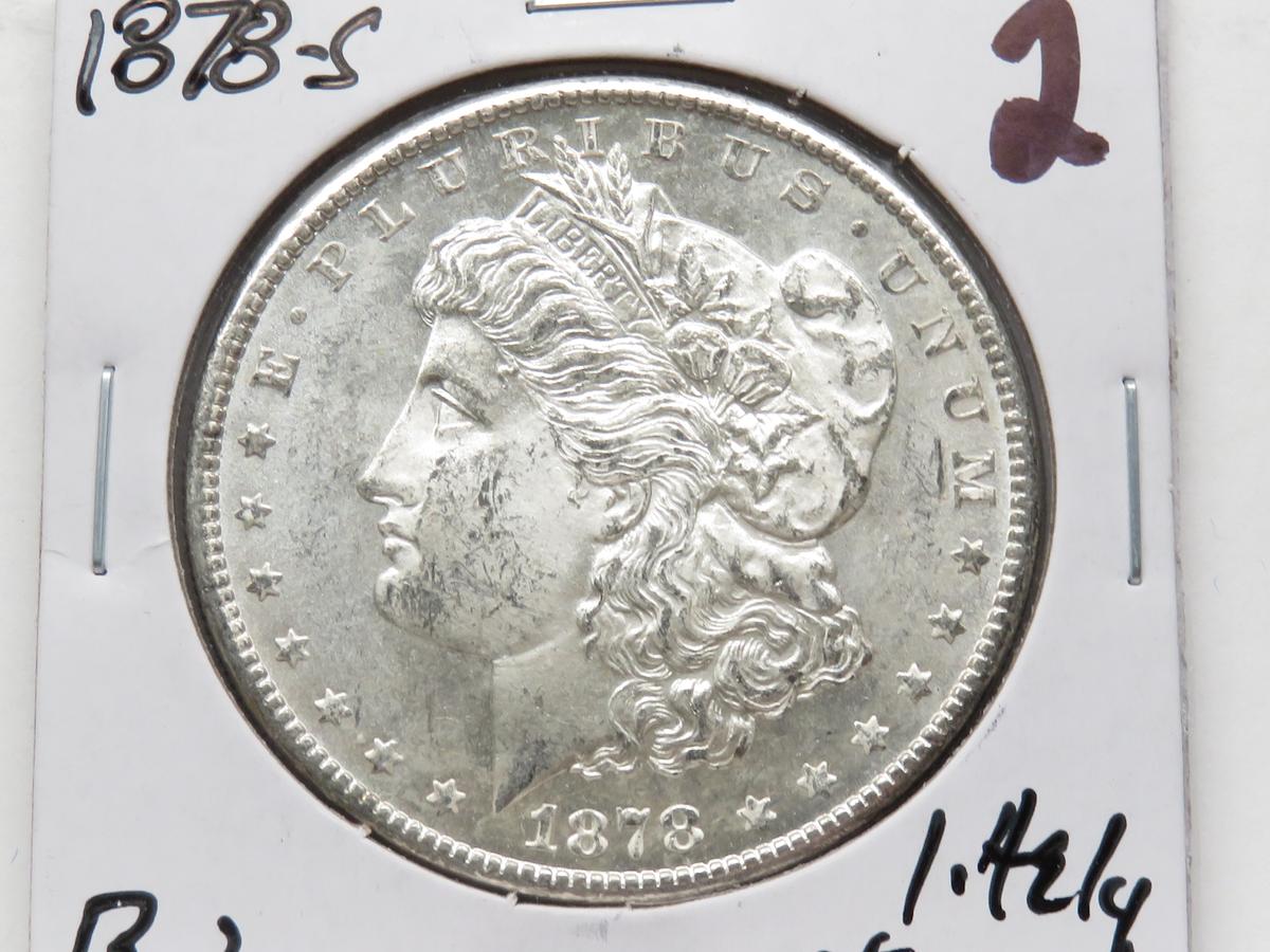 Morgan $ 1878S BU lightly toned