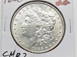 Morgan $ 1886 CH BU