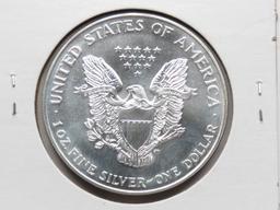 1994 Silver American Eagle CH BU