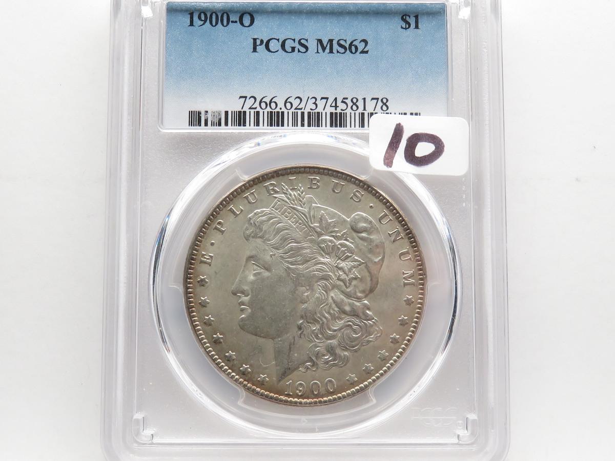 Morgan $ 1900-O PCGS MS62