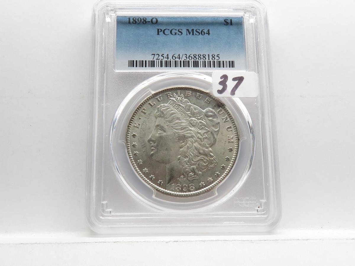 Morgan $ 1898-O PCGS MS64 (Very nice)