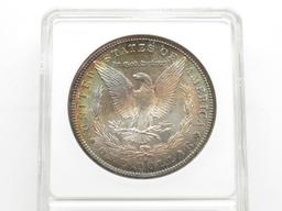 Morgan $ 1882-S ANACS MS64 (Nice rainbow toning)