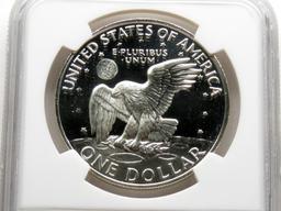 Eisenhower Silver $ 1972-S PCGS PF69* Cameo