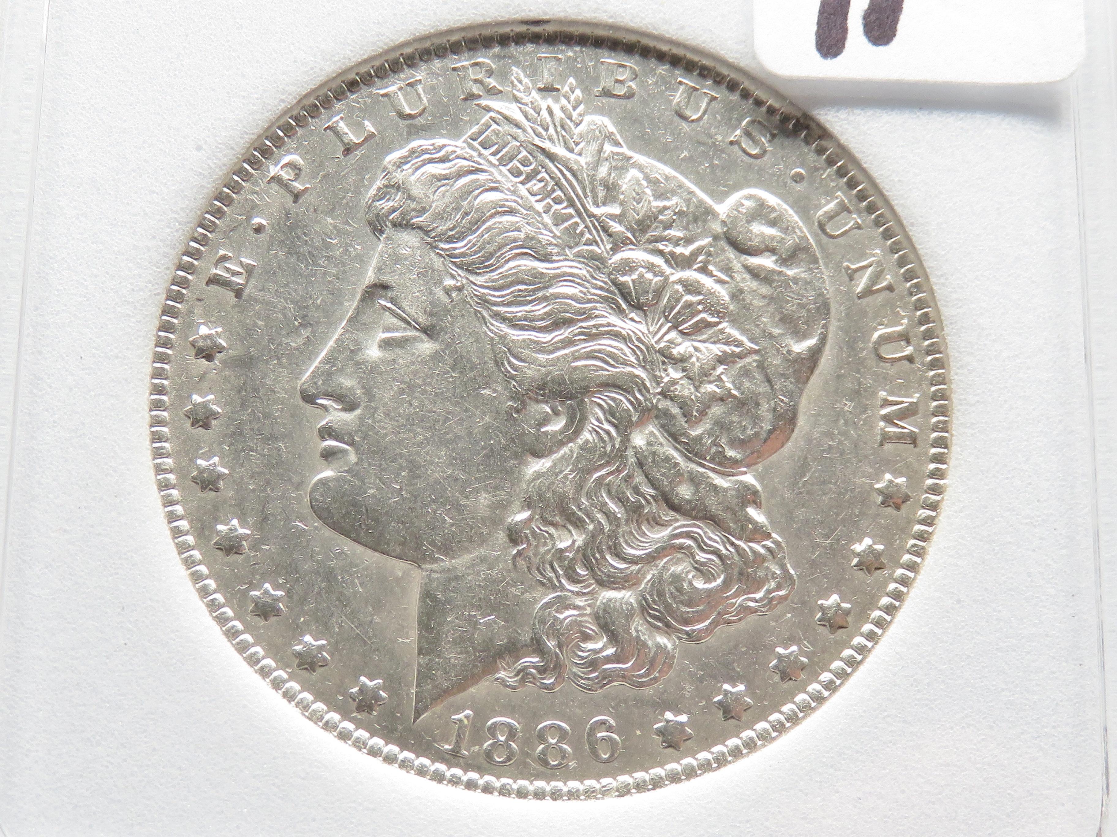 Morgan $ 1886-O NNC MS62, tough to find in Unc