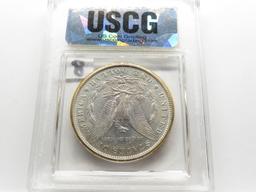 Morgan $ 1882 O/S USCG MS62 VAM 3 Strong