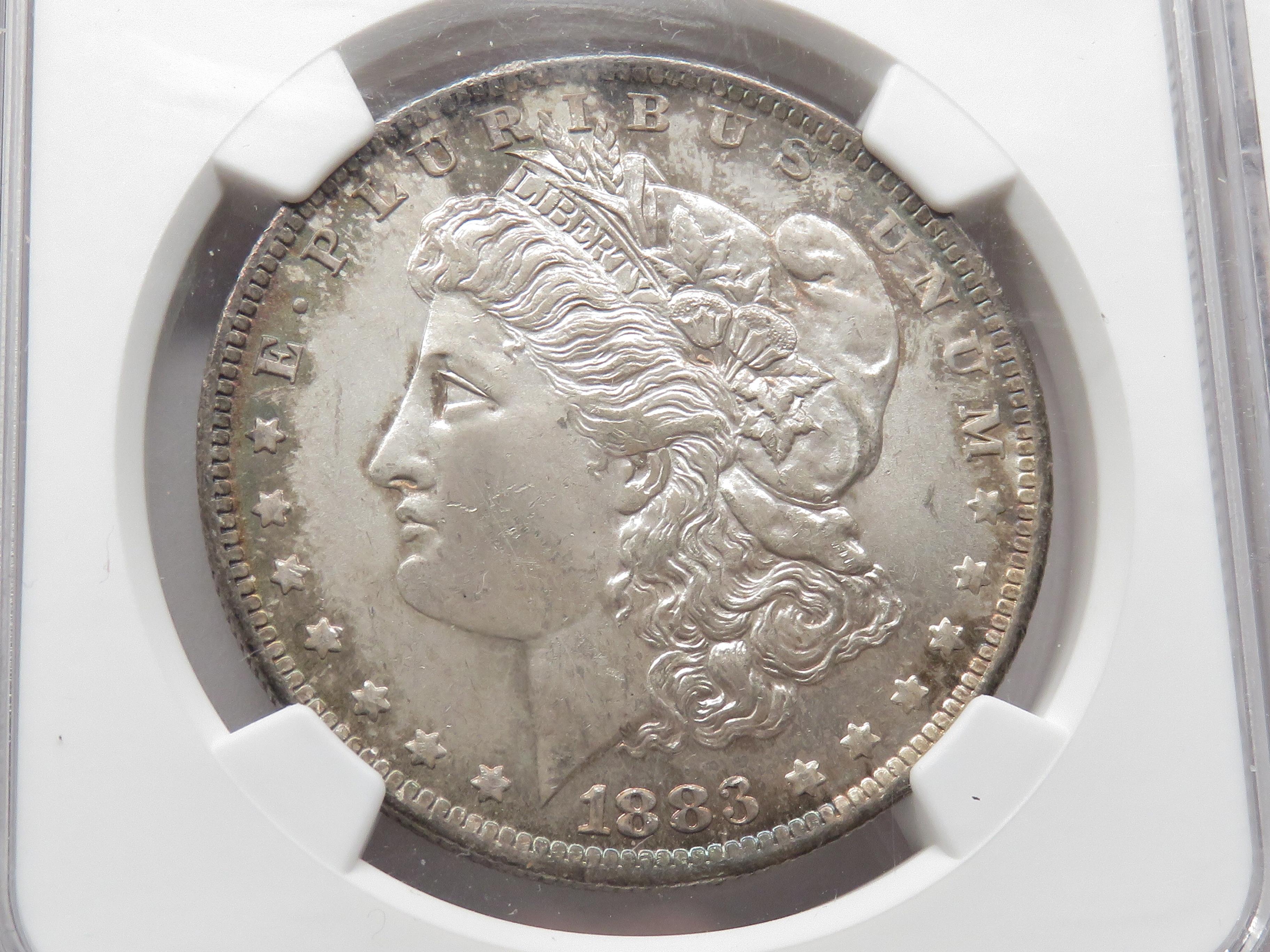 Morgan $ 1883-O NGC MS64 toned