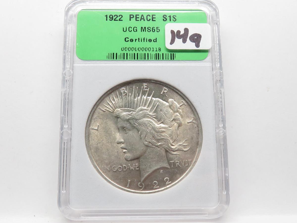 Peace $ 1922 UCG MS65