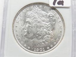 Morgan $ 1901-O SGS MS65, flashy