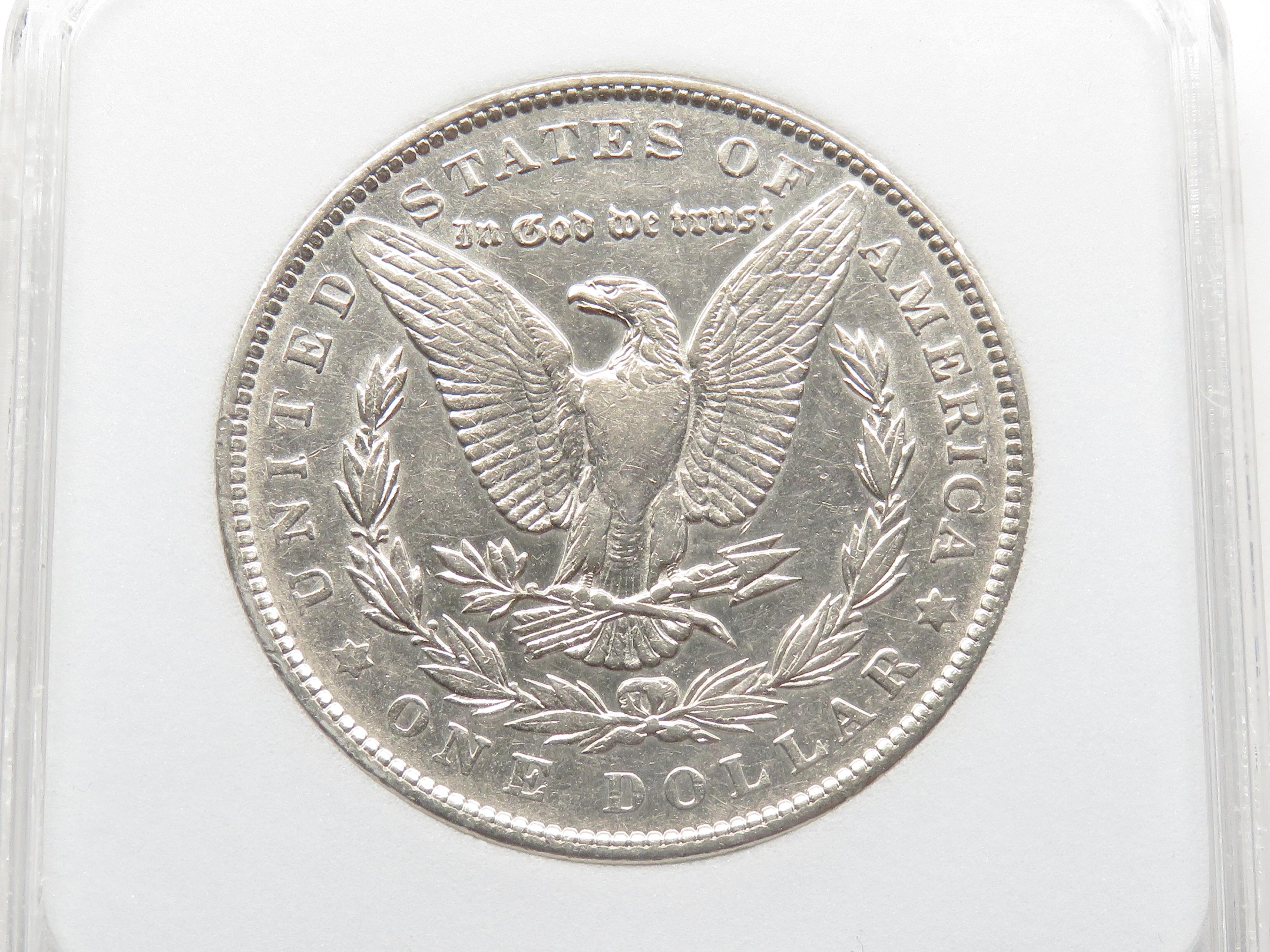 Morgan $ 1892 NNC AU58