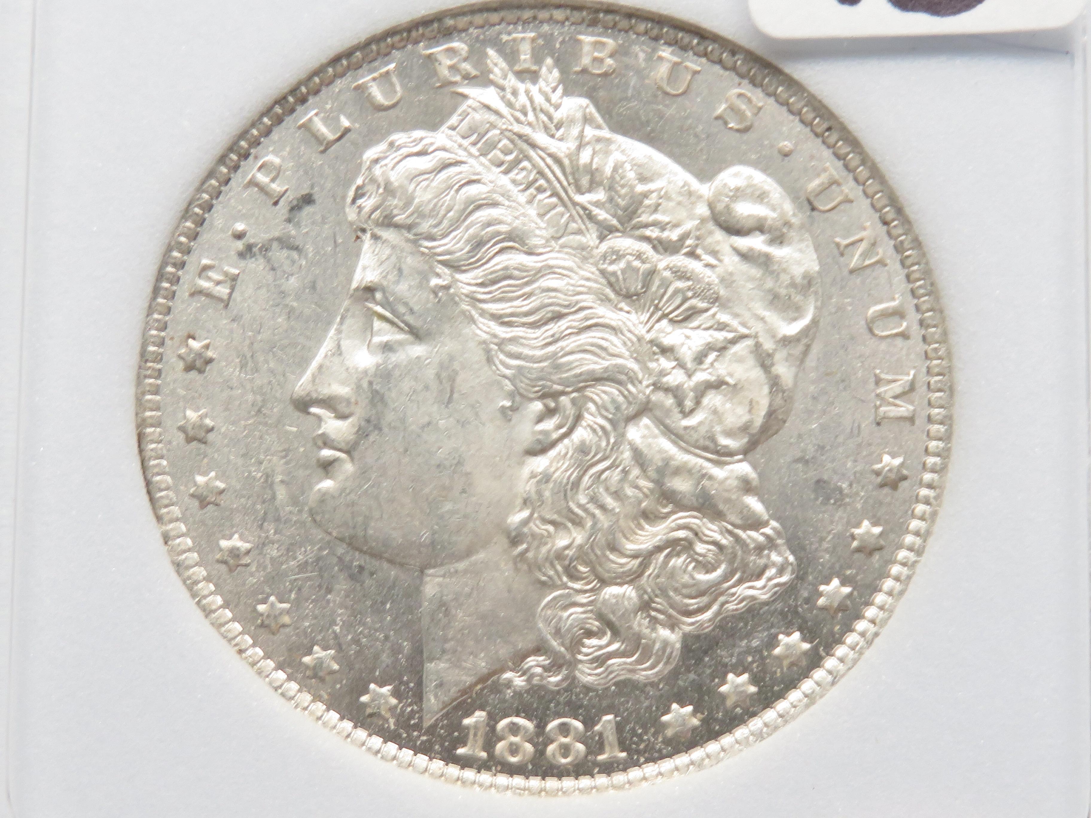 Morgan $ 1881-O NNC MS64 PL