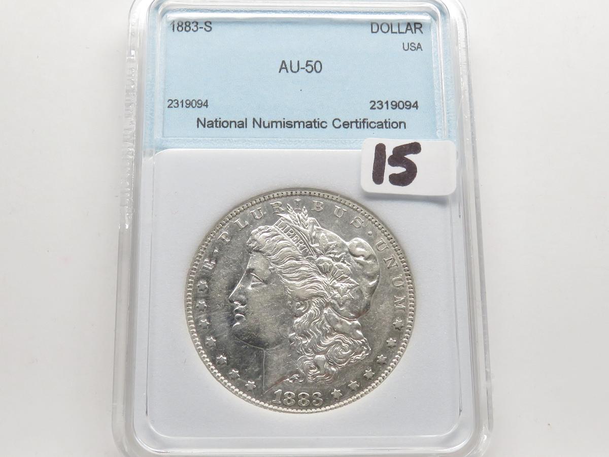 Morgan $ 1883S NNC AU50