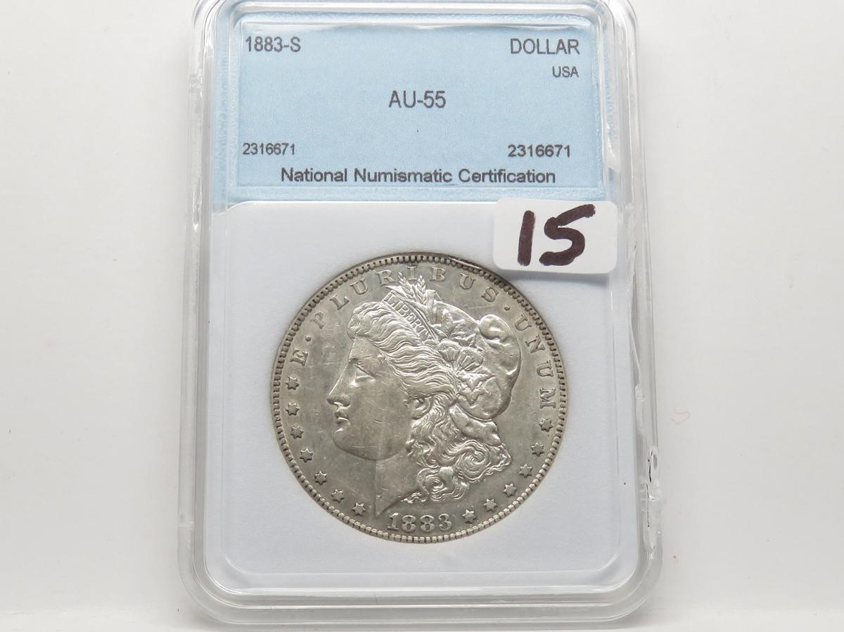 Morgan $ 1883S NNC AU55